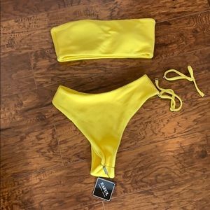 New With Tags! Yellow Zaful Bikini